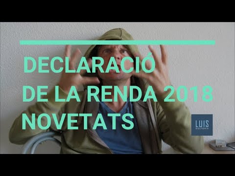 Declaració de la renda 2018 - Missatge d&#039;en Pep