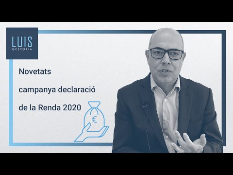 Novetats campanya declaració de la Renda 2020